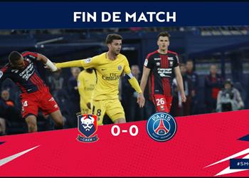 باريس سان جيرمان ينهي الدوري الفرنسي بتعادل مع كان