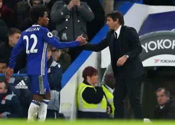 ويليان يزيد من التوتر مع كونتي بتصرف غريب