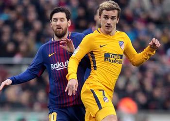 ميسي يرحب بجريزمان في برشلونة سعداء بالتعاقد مع أفضل اللاعبين