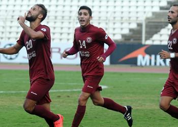 النجمة اللبناني يقهر الإفريقي التونسي ويضرب موعد ا مع الأهلي في دور الـ32 بالبطولة العربية