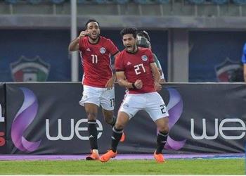 أيمن أشرف يسجل أول أهدافه الدولية في شباك الكويت