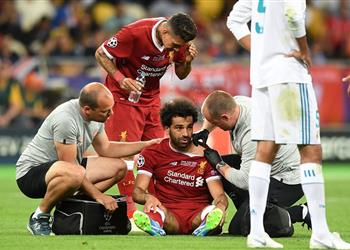 فيديو إصابة قوية لمحمد صلاح بنهائي دوري أبطال أوروبا