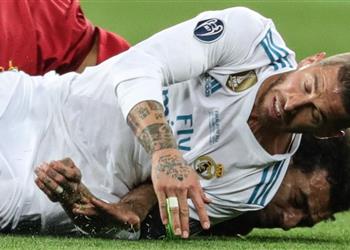 ليكيب الفرنسية راموس استخدم رياضة الجودو ليصيب محمد صلاح