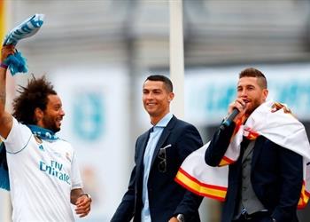 راموس يهين جماهير أتليتكو مدريد في احتفالات التتويج بدوري الأبطال