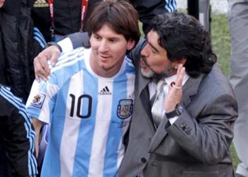 ميسي تجمعني علاقة جيدة بمارادونا