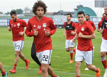منتخب مصر يستعد لودية كولومبيا بالتدريب على فترتين