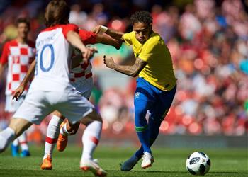 فيديو نيمار يسجل أول أهدافه بعد العودة من الإصابة مع البرازيل ضد كرواتيا