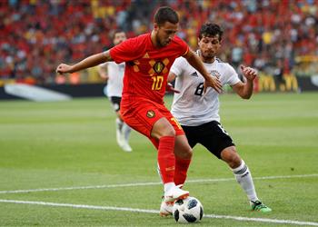 بالفيديو منتخب بلجيكا يضرب مصر بثلاثية في البروفة الأخيرة قبل المونديال