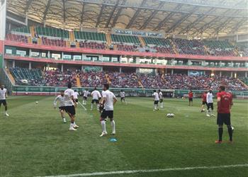 منتخب مصر يواصل تدريباته خلال الصيام