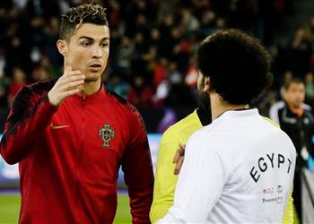 كرستيانو رونالدو يتحدث عن اصابة محمد صلاح ومنافسته على الكرة الذهبية