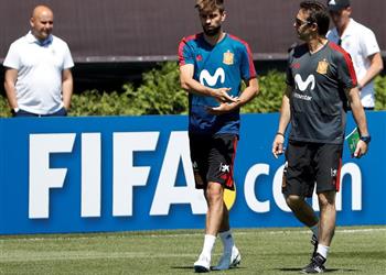 رد فعل لاعبي برشلونة بعد تعيين لوبيتيجي مدرب ا لريال مدريد