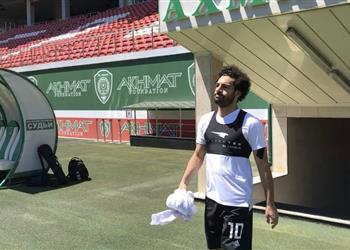 مران منتخب مصر مشاركة محمد صلاح وتدريبات بسيطة لـ جبر