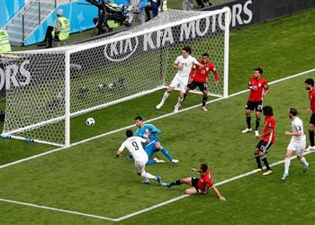 بالفيديو أوروجواي تصعق مصر بهدف جيمينيز في بداية مشوار المونديال