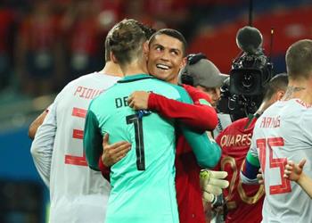 رونالدو بعد ثلاثيته أمام إسبانيا أفكر فقط بمباراة المغرب