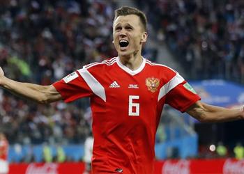 تشيرتشيف أفضل لاعب في مباراة مصر وروسيا