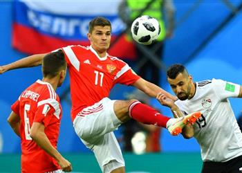 لاعب وسط روسيا فوزنا أمام مصر ليس سهل ا