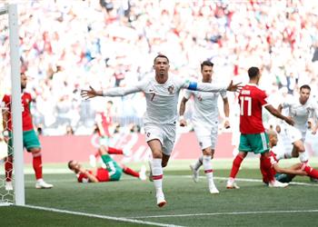 فيديو رقم قياسي جديد لرونالدو بهدفه في شباك المغرب