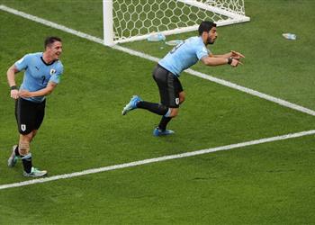 صور سر طريقة احتفال سواريز بهدفه أمام السعودية