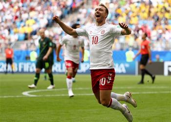 فيديو إريكسن يدخل تاريخ كأس العالم بعد هدفه في شباك استراليا