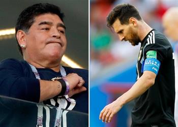 مارادونا يوجه رسالة مهمة لميسي