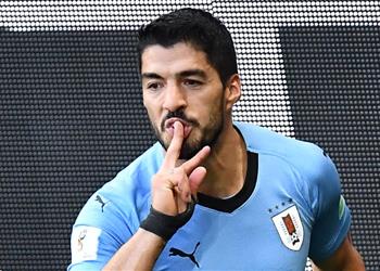 رقم قياسي جديد لسواريز في المونديال