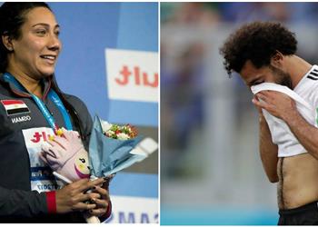 فريدة عثمان تصنع مجد ا جديد ا لمصر بالتزامن مع الفشل في كأس العالم