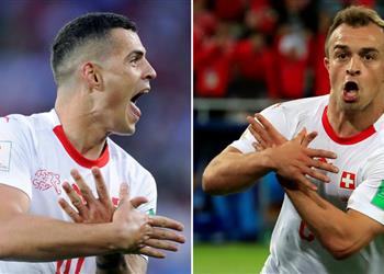 فيفا يعلن تفاصيل عقوبة شاكيري وشاكا بعد أزمة مباراة صربيا
