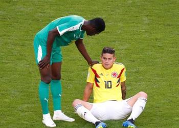 فيديو خروج مبكر لرودريجيز ومفارقة غريبة في إصابته أمام السنغال