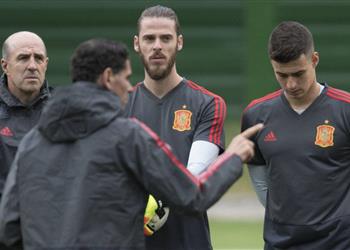مدرب إسبانيا يوضح موقف دي خيا من المشاركة أمام روسيا