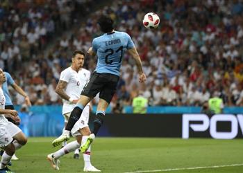 فيديو كافاني يقود أوروجواي لإقصاء البرتغال من كأس العالم