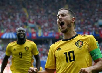 هازارد يحفز لاعبي بلجيكا قبل مواجهة اليابان