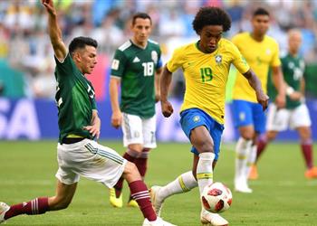 ويليان يوجه رسالة لخصم البرازيل بربع النهائي بعد الفوز على المكسيك