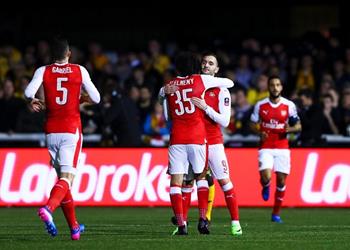 م حترفين بمشاركة النني لمدة 45 دقيقة آرسنال يتأهل إلى الدور ربع النهائي من كأس الاتحاد الإنجليزي