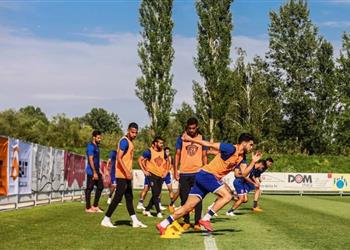 مران الأهلي غياب وليد سليمان وانتظام عاشور وتأهيل ثنائي الفريق