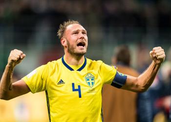 قائد السويد لن نغير طريقة لعبنا أمام إنجلترا