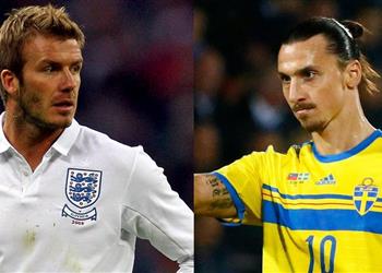 إبراهيموفيتش يخسر رهانه أمام بيكهام وعقوبة محرجة للسويدي