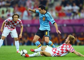 تشافي يشيد بثنائي كرواتيا قبل نصف نهائي المونديال