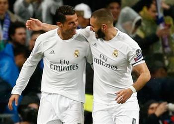 بنزيما يودع رونالدو