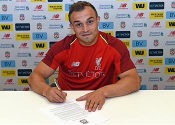 شاكيري جئت إلى ليفربول للفوز بالألقاب