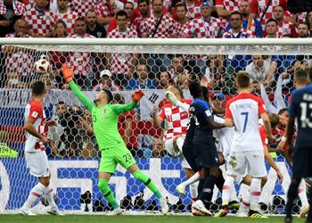 فيديو رقم قياسي مميز في الشوط الأول من نهائي مونديال روسيا