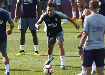 برشلونة يتخذ قرار ا حاسم ا تجاه مستقبل الحدادي