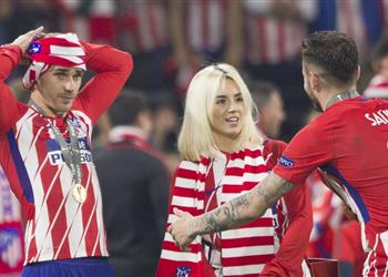 زوجة جريزمان أتليتكو سيفوز معه بدوري أبطال أوروبا