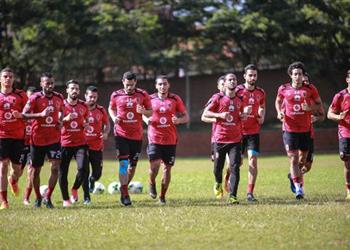 مران الأهلي مشاركة رامي ربيعة وغياب فتحي وفقرة بدنية شاقة تحت إشراف ليندمان