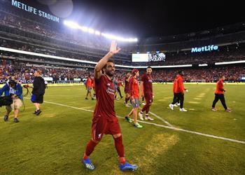 جماهير ليفربول عن هدف محمد صلاح الملك قد عاد