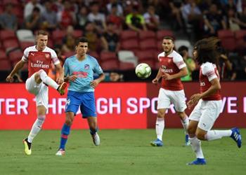 فيديو أتليتكو مدريد يتغلب على أرسنال بركلات الترجيح في غياب النني