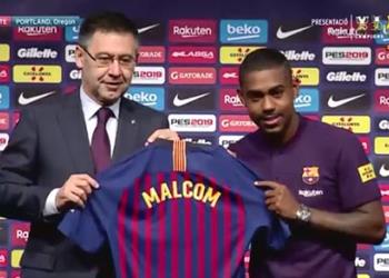 رسميا مالكوم يوقع عقوده مع برشلونة