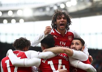 فيديو محمد النني يشارك في انتصار أرسنال على باريس سان جيرمان بخماسية