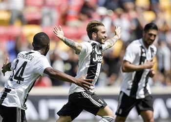 فيديو يوفنتوس يحقق الفوز على بنفيكا في كأس الأبطال الدولية