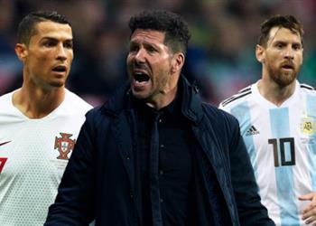 سيميوني يتراجع ميسي أفضل من رونالدو