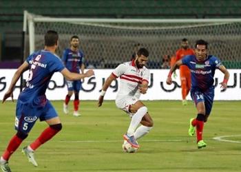 ضعف إضاءة الملعب يتسبب في إيقاف مباراة الزمالك وبتروجيت 10 دقائق